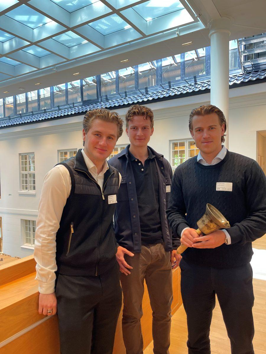 Medlemmer av Finansforeningen UiO på Oslo Børs
